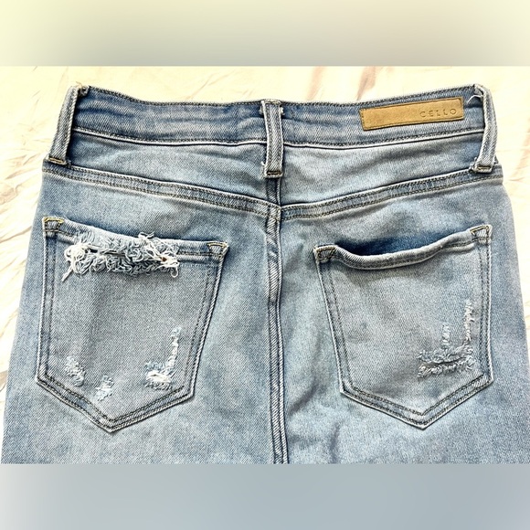 Cello Women's Distressed Light Blue Jeans Size 7 - Picture 13 of 15